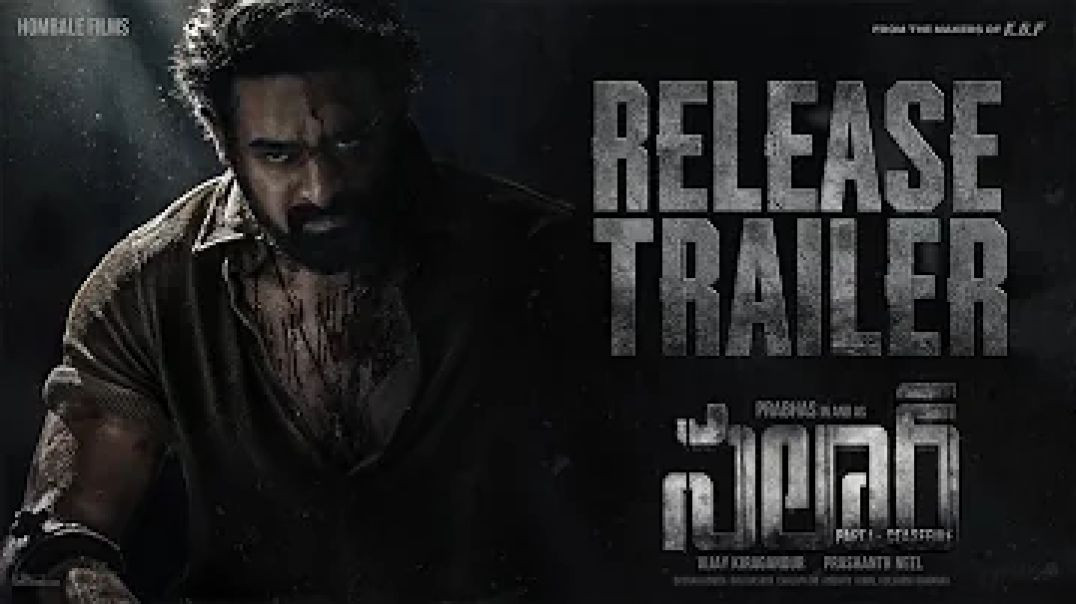 Salaar Release Trailer - Telugu Prabhas Prashanth Neel  Prithviraj Shruthi Hombale Films